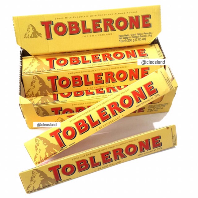 Toblerone Milk Chocolate 200G | Shopee Philippines