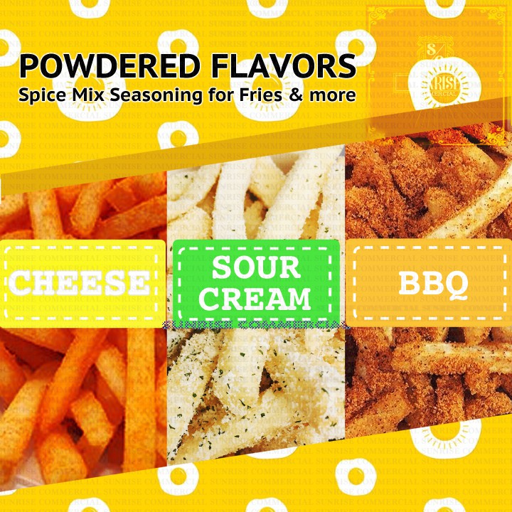 French fries flavoring for Fries, Popcorn, Nachos (Cheese Powder, Sour