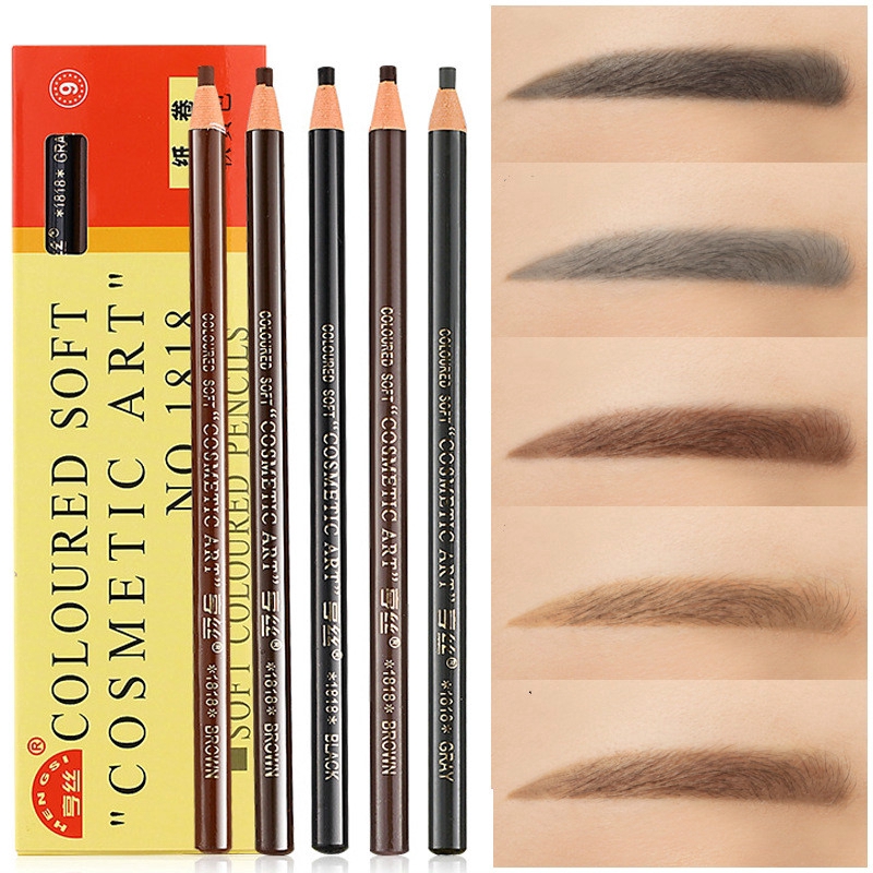 Eyebrow Pencil Waterproof Longlasting Eyebrow Pen Peel Off Enhancer