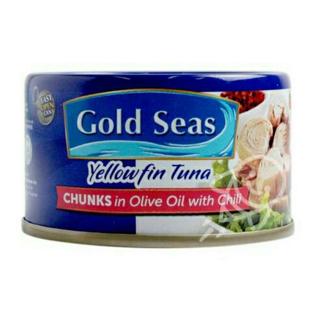 Gold Seas Yellow Fin Tuna (Olive Oil w/ Chili) 185g Shopee Philippines