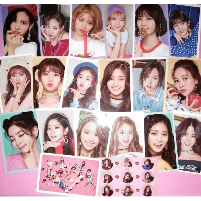 TWICE Official What is Love POB Photocards Per Member Set Shopee