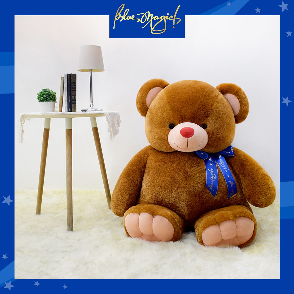 Blue Magic Little Lucky Moccasin LifeSize Bear Stuffed Toy Shopee