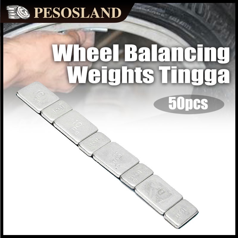 50Pcs/Box Balancing Wheel Weights Tingga Adhesive 5g*12 Shopee