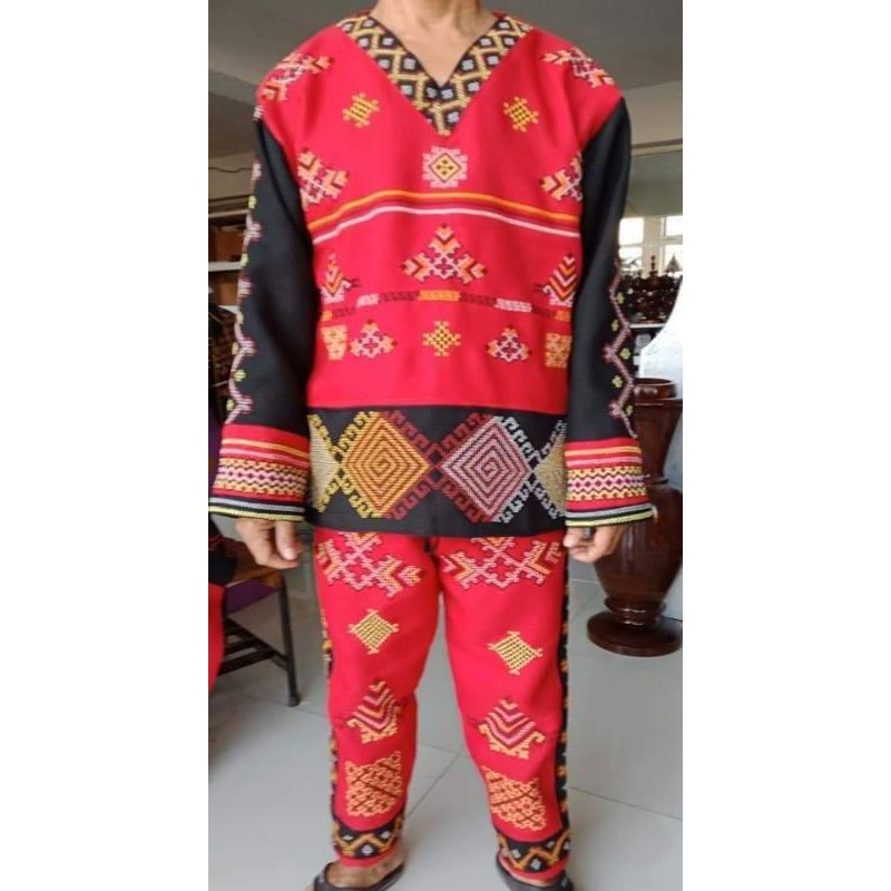 Manobo Native Embroidered Costume Attire Shopee Philippines