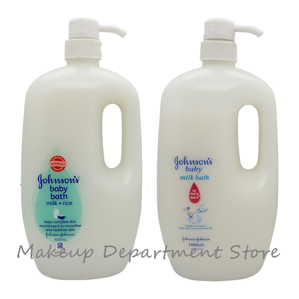 Johnson's Baby Milk Bath & Milk+rice Bath 1000ml Shopee Philippines