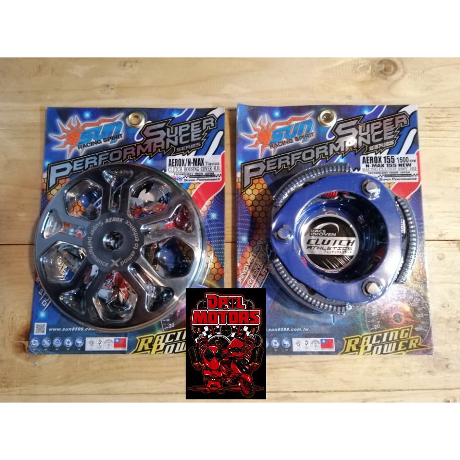 Sun Clutch Lining Assembly and Titanium Bell for Aerox / Nmax Shopee
