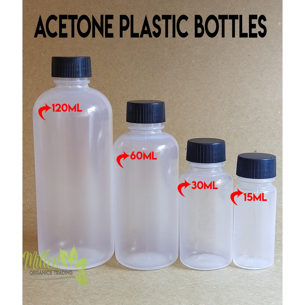 5pcs Empty Acetone Plastic Container/Bottles Shopee Philippines