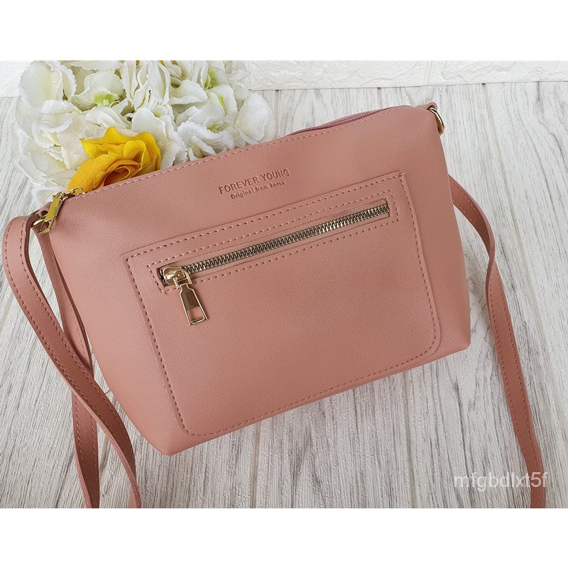 Malaysia Ready Stock/Forever Young Cross body Bag/Korea Sling bag/Tas