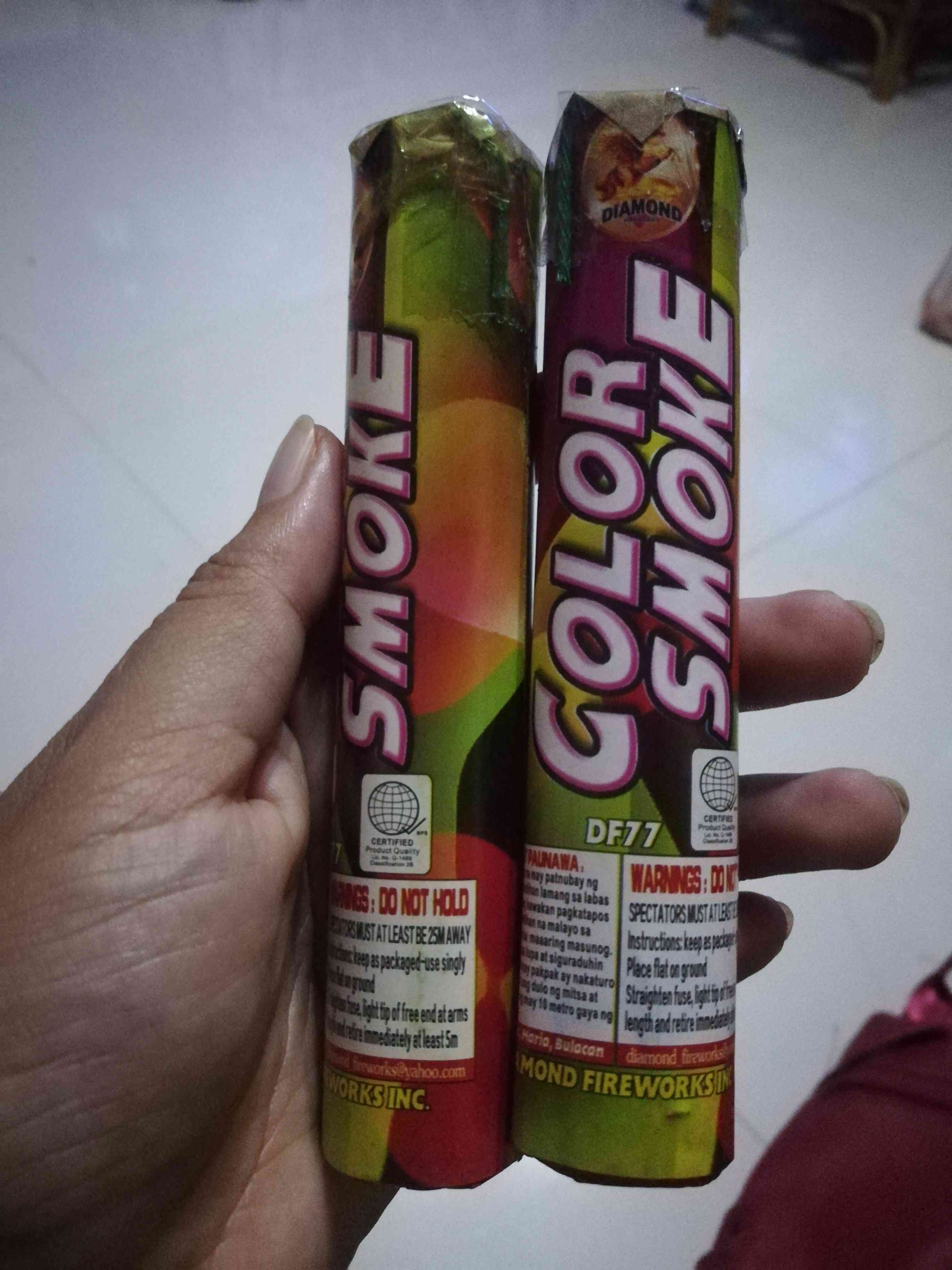 Colored Smoke sticks for weddings, prenup gender reveal etc. Shopee Philippines