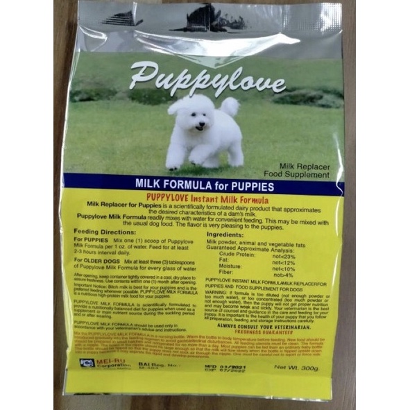 How Much Water Do I Mix With Puppy Milk Powder