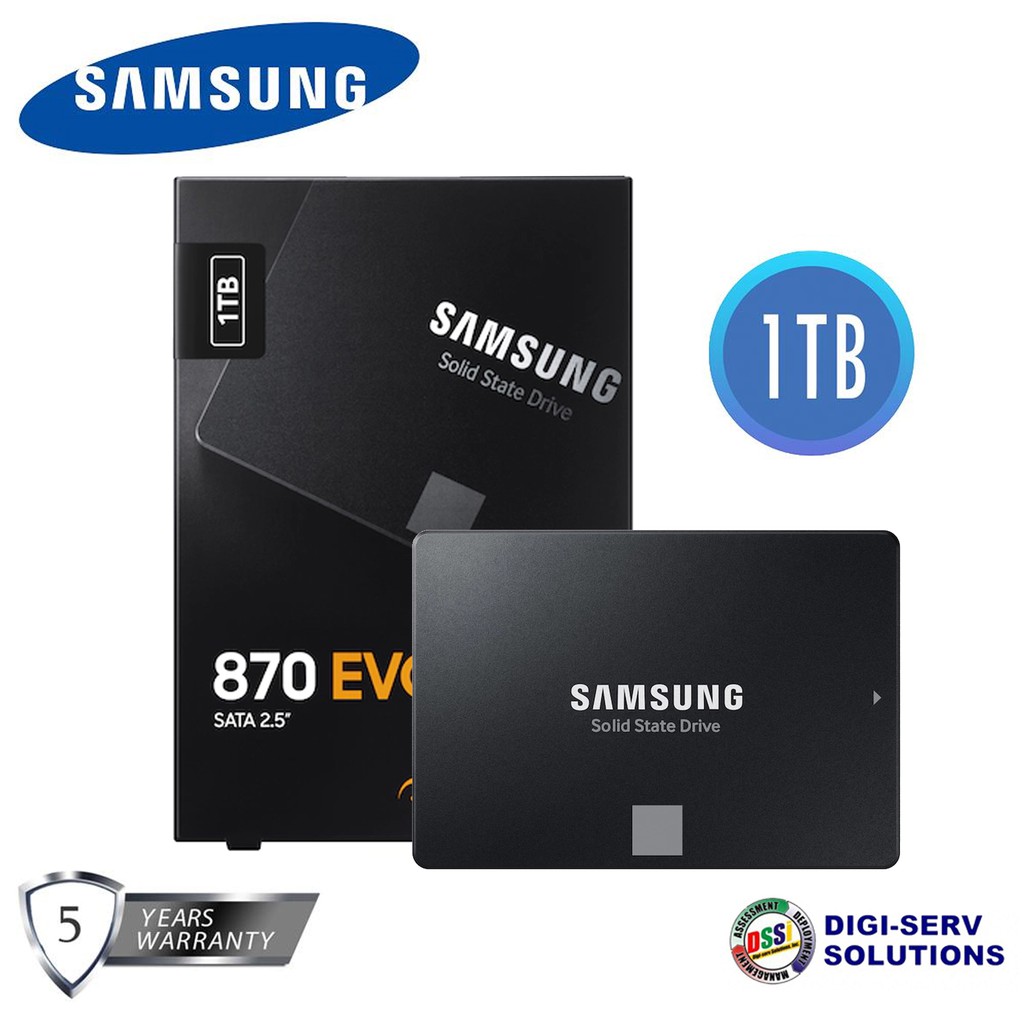 Samsung 870 EVO 1TB SSD 2.5Inch SATAIII 6GB/s VNAND Internal SSD (MZ