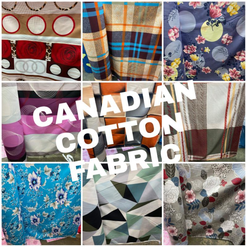 Canadian cotton Fabric Shopee Philippines