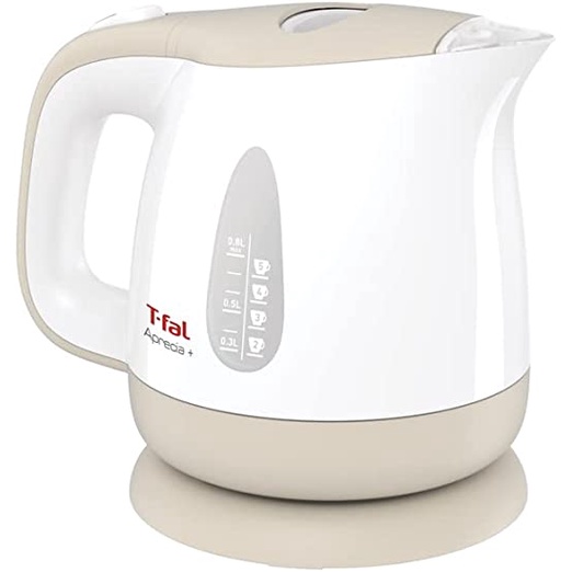 TfaL KO630AJP APLESIA PLUS Cafe OLET TFAL Electric Kettle, 0.8 L (0.8
