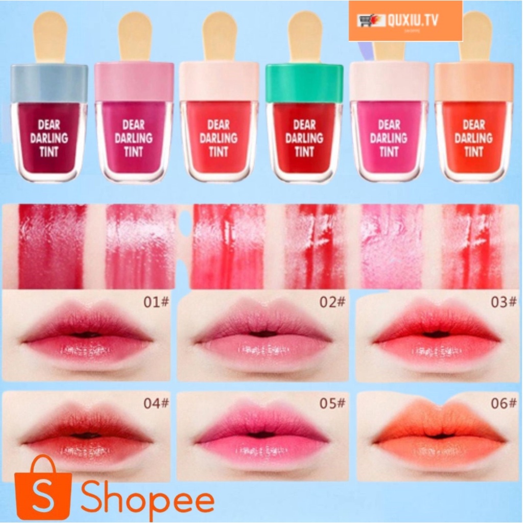 ETUDE House Dear Darling Water Gel Lip Tint Ice Cream 4.5g Shopee