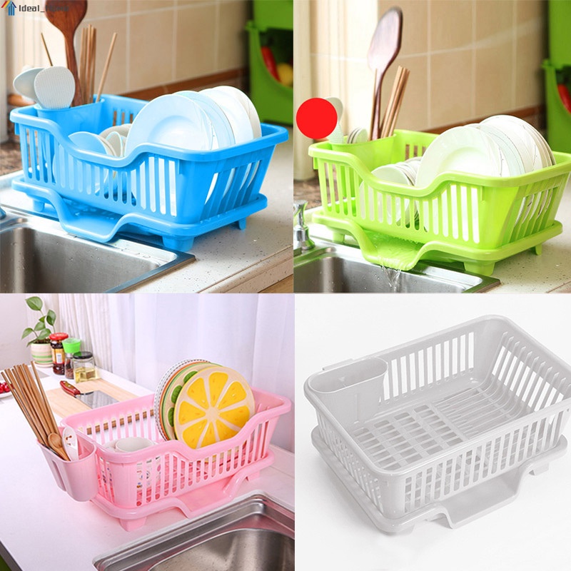Kitchen Sink Dish Drainer Drying Rack Washing Holder Basket Organizer Tray Tool Kitchen Drying