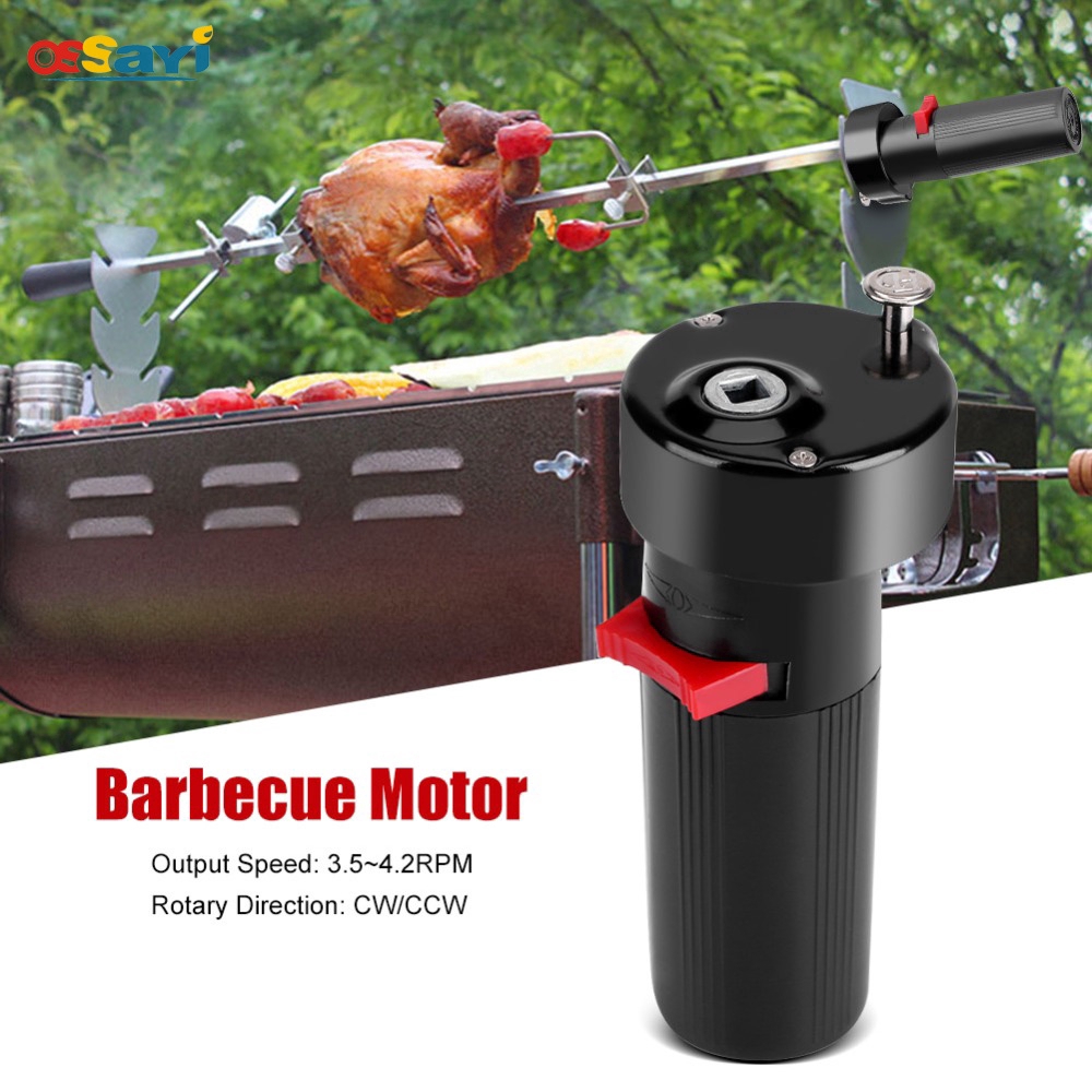 Battery Powered BBQ Motor Grill Rotator Camping Cooking Tool Shopee