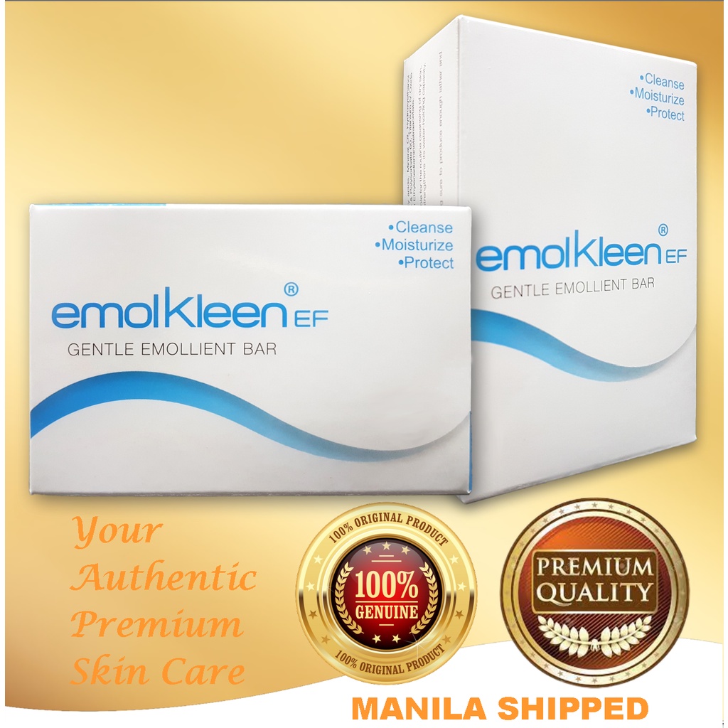 EMOLKLEEN EF Gentle Emollient Bar Soap 90g ONHAND GENUINE moisturize