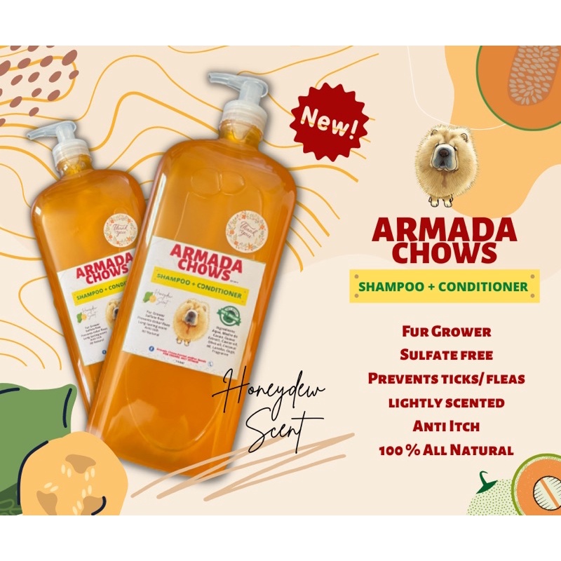 ARMADA CHOWS New Lightly Scented Shampoo + Conditioner Shopee Philippines