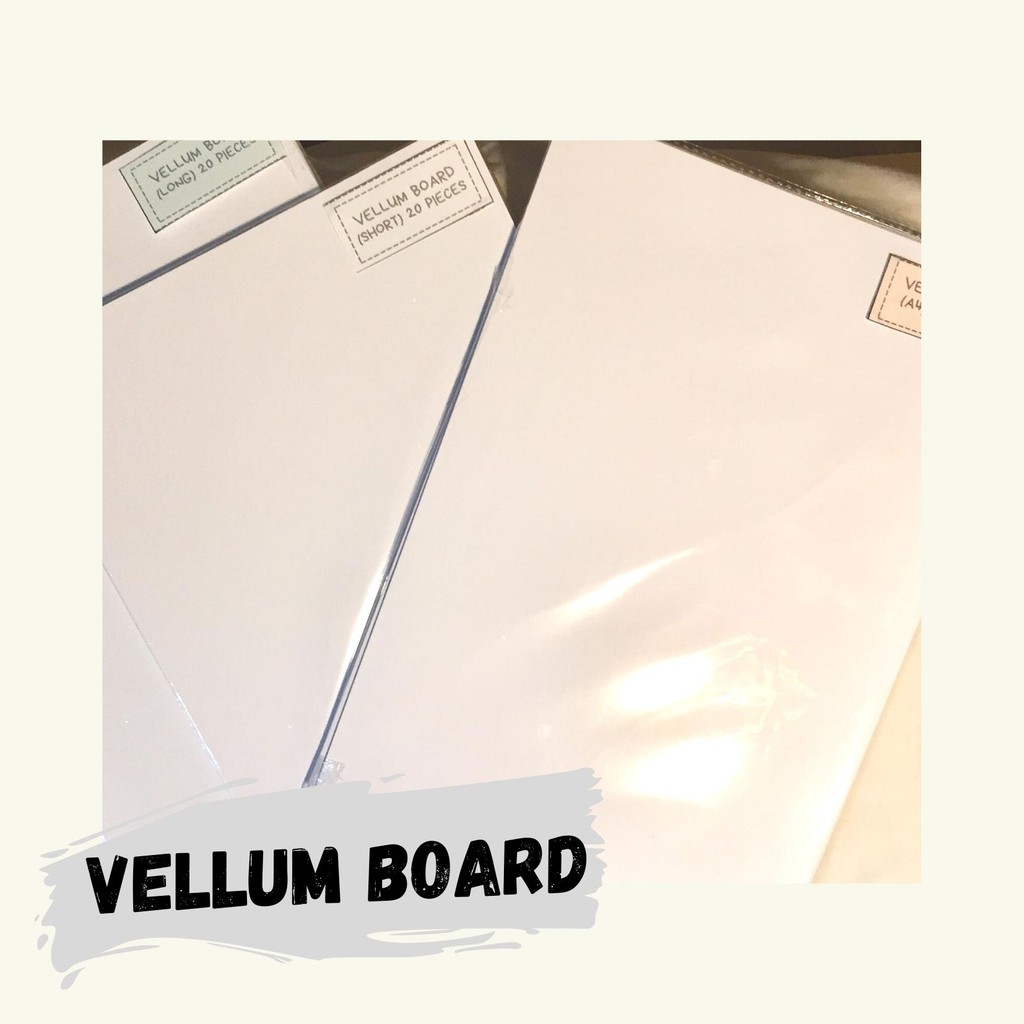 Vellum Board 220 gsm (20 pieces per pack) Shopee Philippines