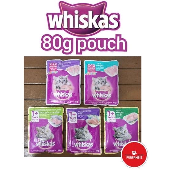 WHISKAS Wet Food 80 g pouch Shopee Philippines