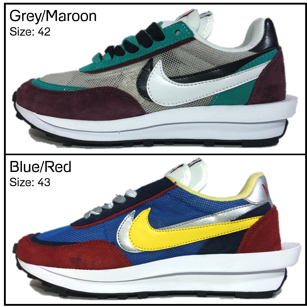 NIKE x Sacai LDV Waffle [Sizes38,42,43] Factory Pull Out/ Mall Pull