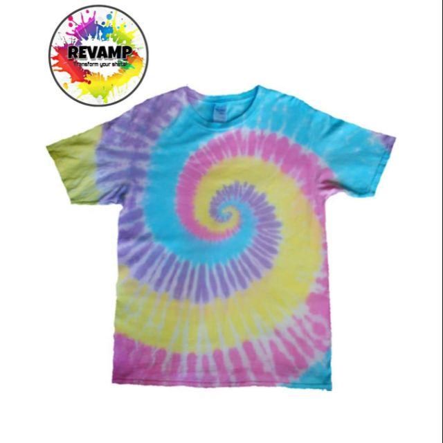 Pastel spiral tiedye shirt Shopee Philippines