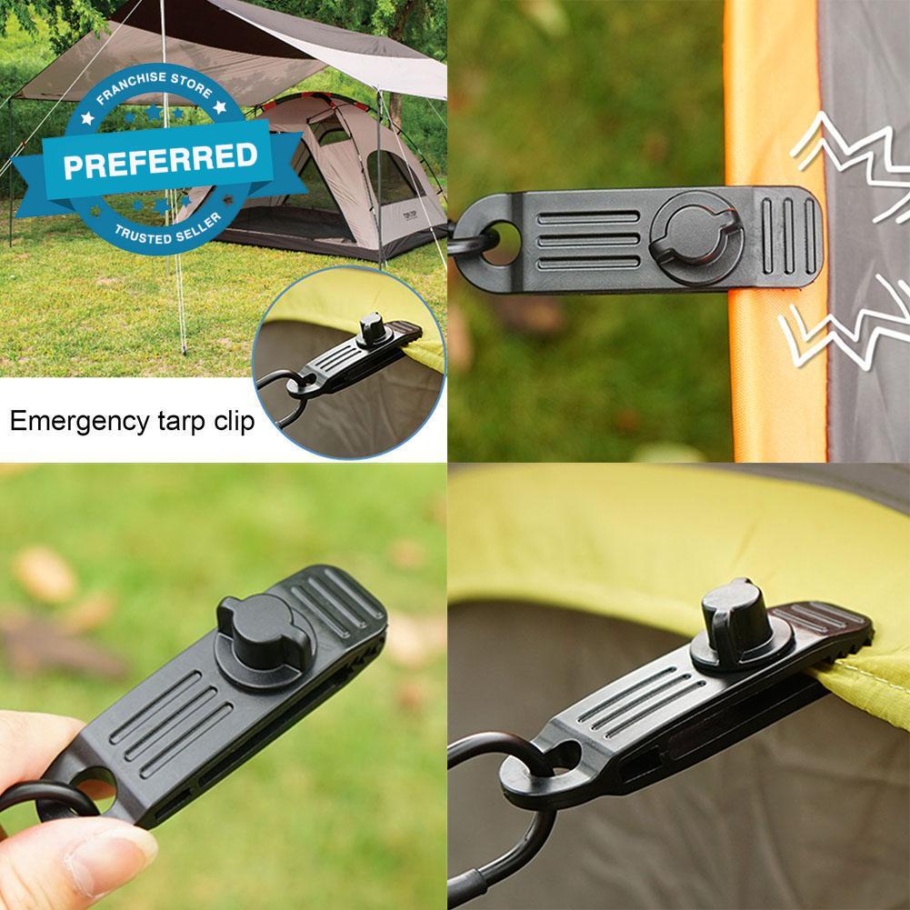 Reusable Heavy Duty Linoleum Clip Fixed Plastic Clip Tent For Outdoor