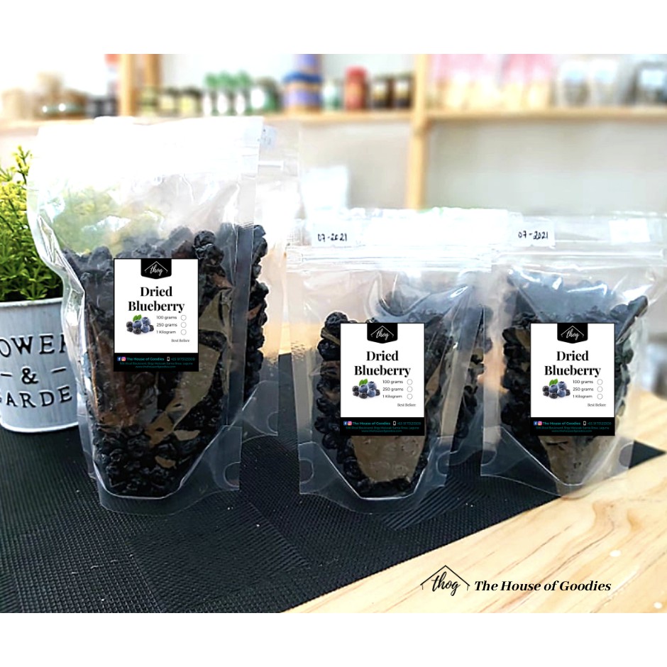 Dried Blueberries (250 grams) Shopee Philippines