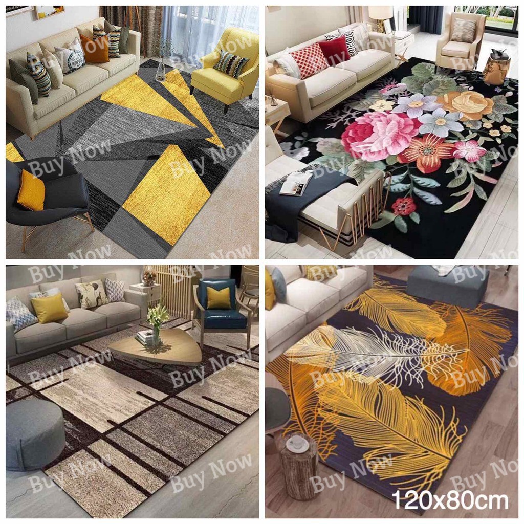 ( 80cm x 120cm) Carpet Nonslip Mat Floor Rugs Modern Style Home Decor
