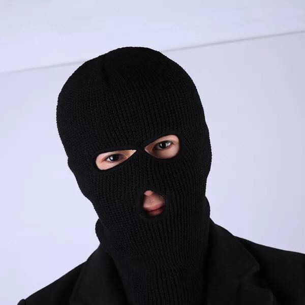 Full Face Black Ski Mask / Robber Burglary Mask Shopee Philippines