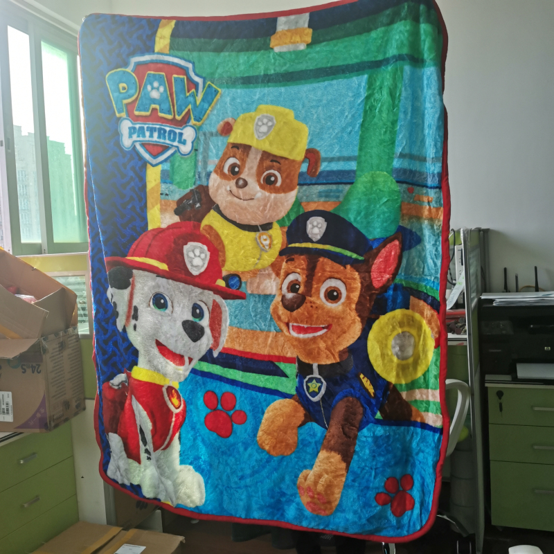 120x100cm Paw Patrol Rescue Dog Chase Skye Marshall Puppy Doublesided