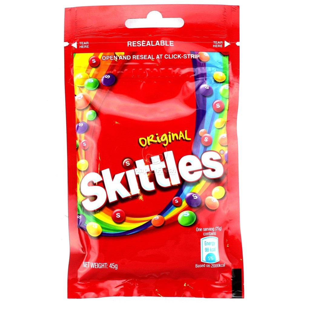 Skittles Fruit Flavour Candies 45g Shopee Philippines