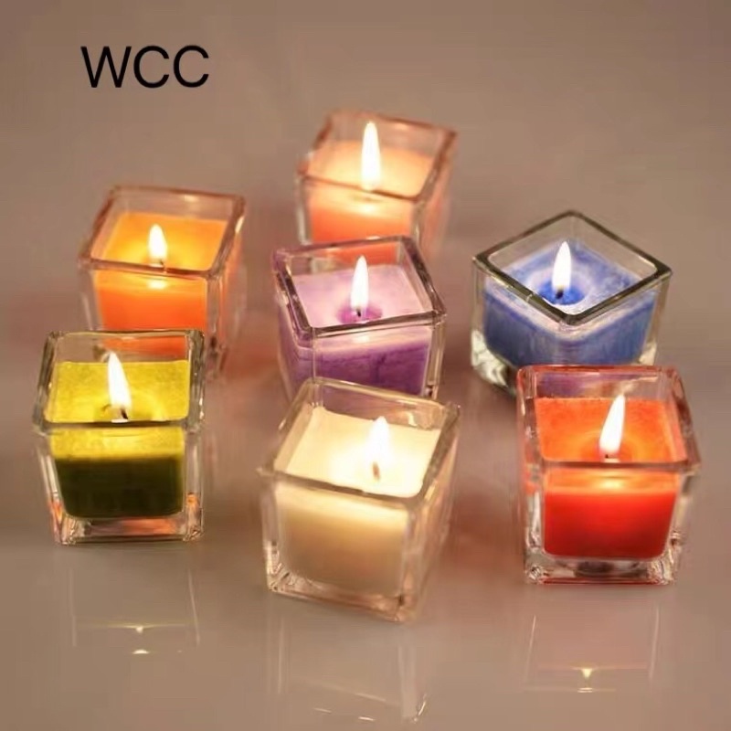 Square glass candle scented candle Shopee Philippines