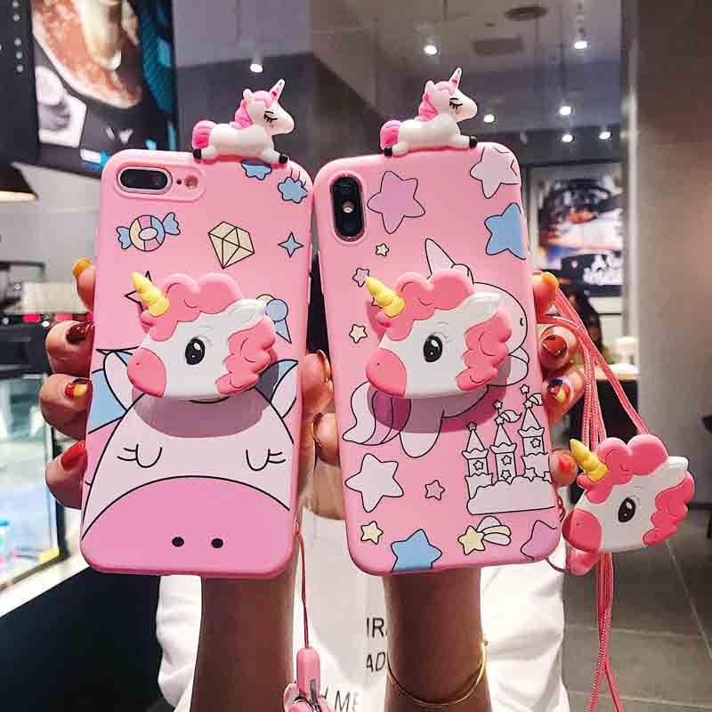 Unicorn Doll Soft Case Casing OPPO Realme C15 C12 C11 5i 5 5s 6i A12