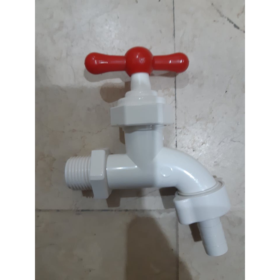 Pvc Faucet / Plastic Faucet with Hose Bibb / HD Faucet Heavy Duty