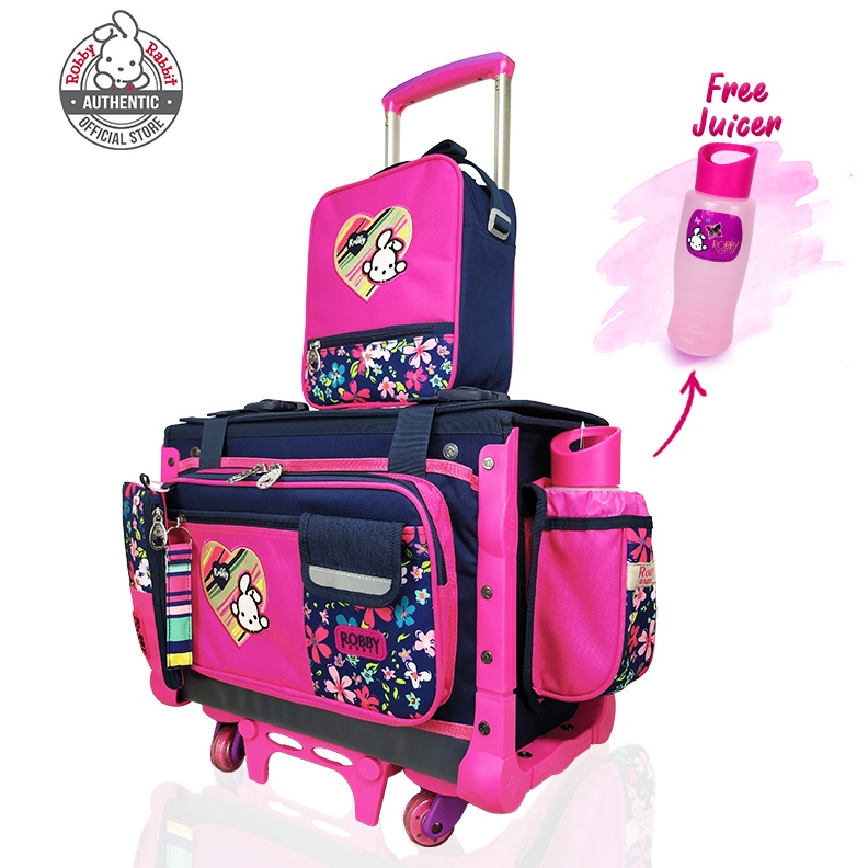 Robby Rabbit Beautiful Floral Medium BoxType Trolley Shopee Philippines