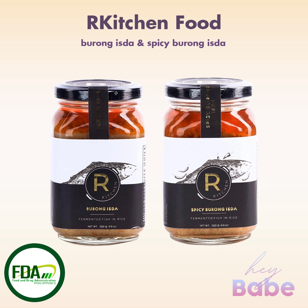 R KITCHEN Burong Isda Variant (burong isda, spicy burong isda
