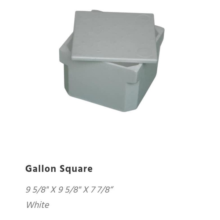 STYRO BOX / GALLON SQUARE / PORTABLE STYRO BOX Shopee Philippines