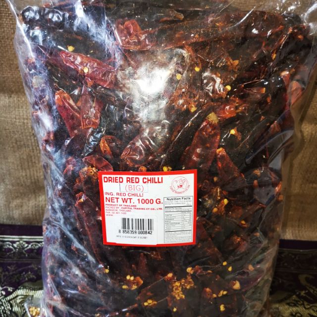 Thai Dried Chili, Long Dried Chili, Phrik Heang Shopee Philippines