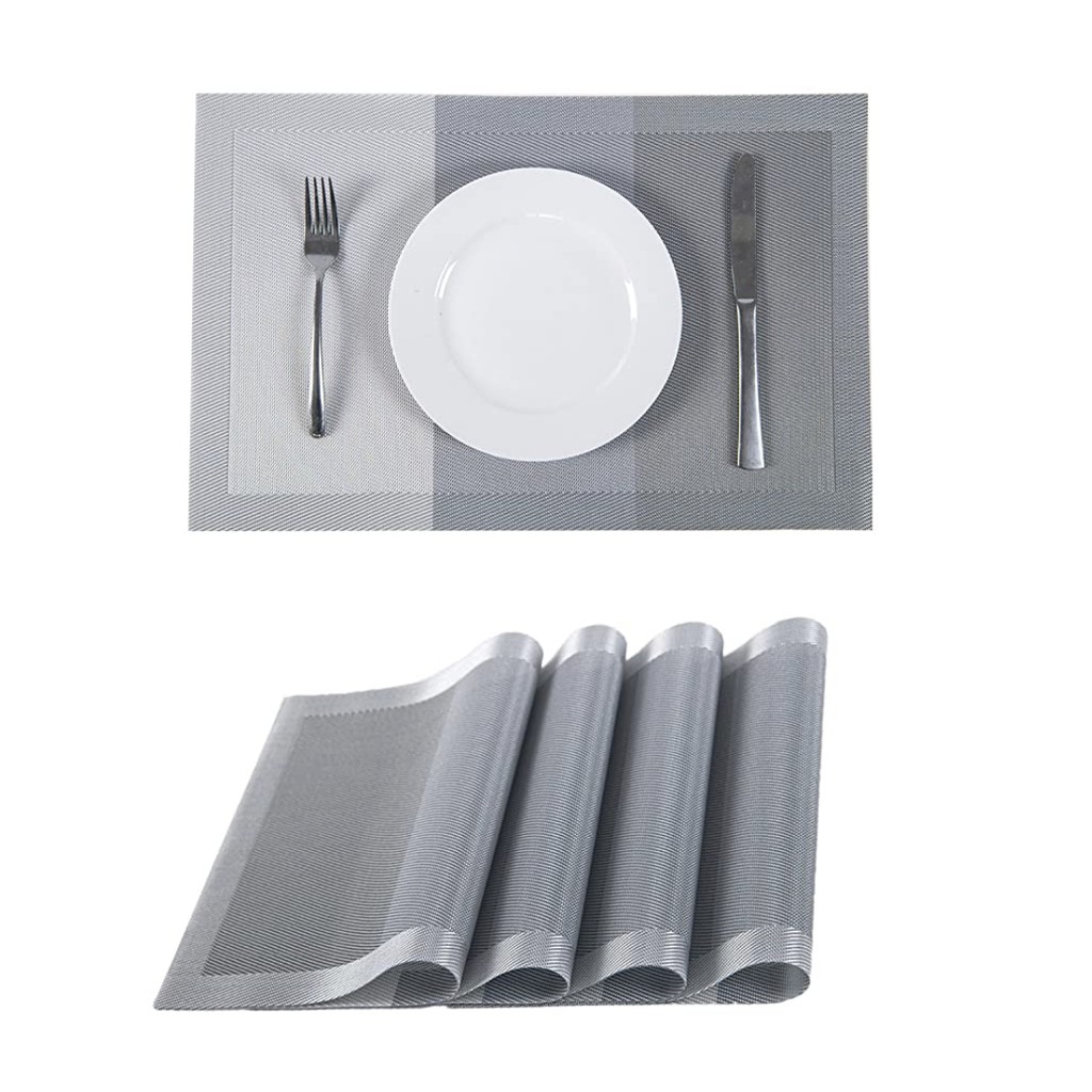 Elegant Placemats, HeatResistant Placemats Stain Resistant AntiSkid