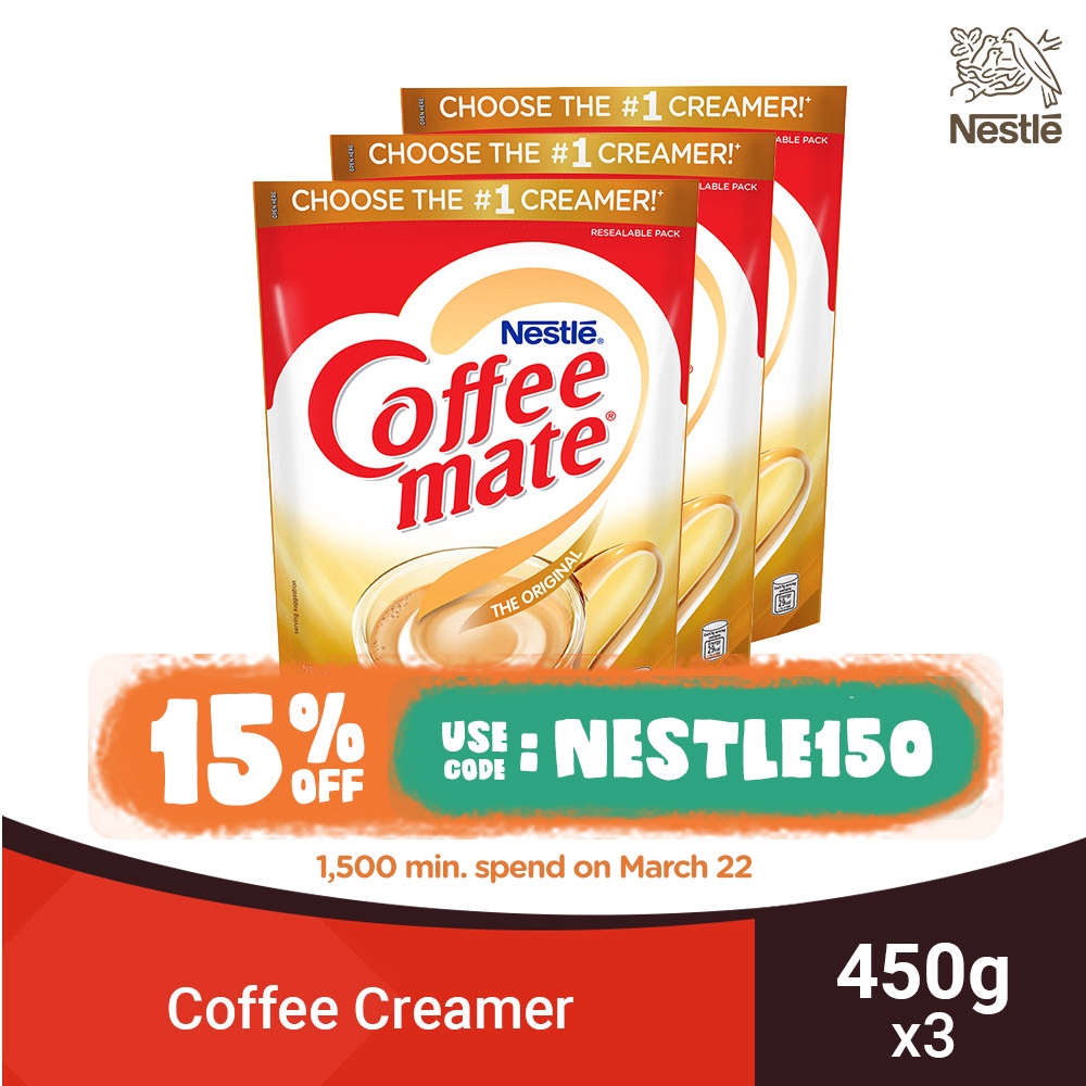 NESTLE Coffeemate Coffee Creamer 450g Pack of 3 Shopee Philippines
