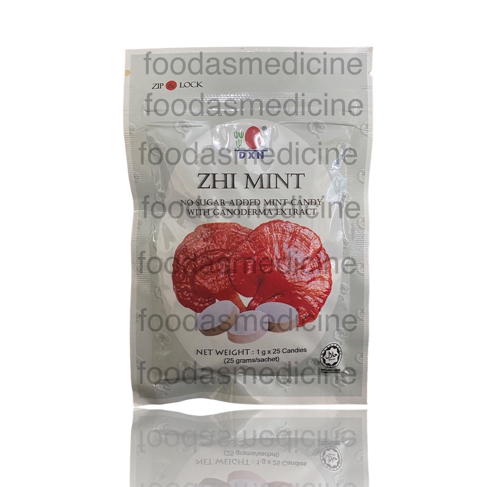 DXN Zhi Mint No Sugar Mint Candy with Ganoderma Extract Shopee