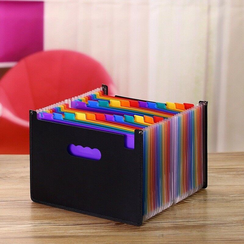 13/24 Folder Accordion Office A / File Organizer / Office Organizer for