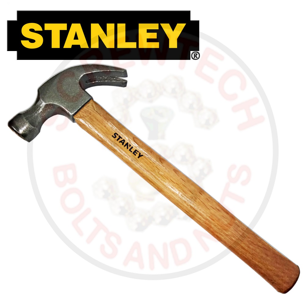 STANLEY CLAW HAMMER WOOD HANDLE 16oz 51339 Shopee Philippines