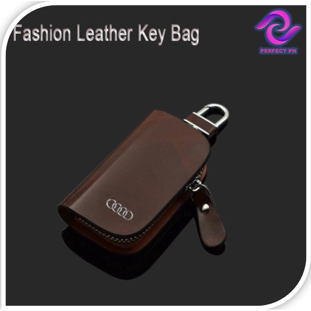Audi Genuine Leather Car Key Cover Bag Keychain Protector Shopee