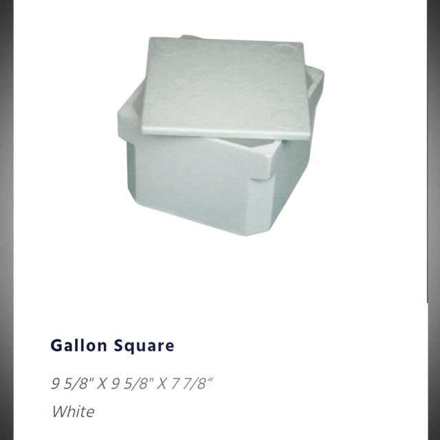 COD STYRO BOX / GALLON SQUARE / SMALL STYRO BOX Shopee Philippines