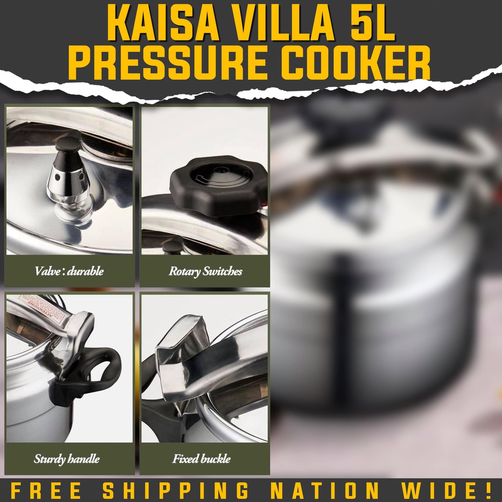 kaisa villa pressure cooker 5L 7L 11L 15L pressure cooker kitchen