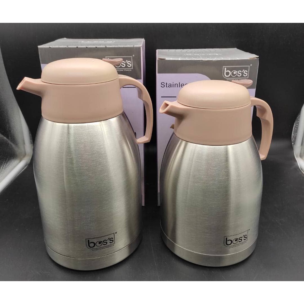 BOS'S STAINLESS STEEL THERMAL JUG (1500ml & 2000ml) Shopee Philippines