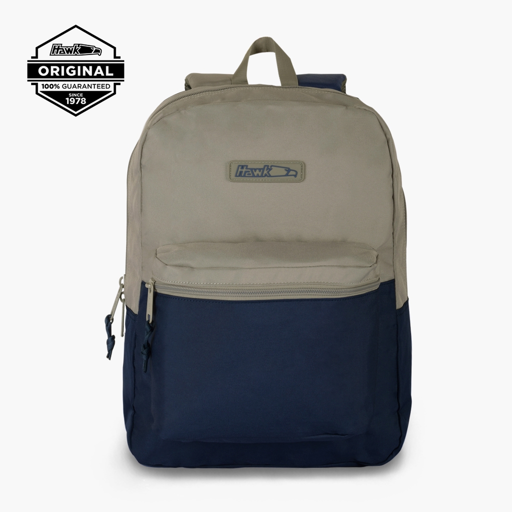 Hawk 4897 Backpack (Light Grey/Indigo) Shopee Philippines