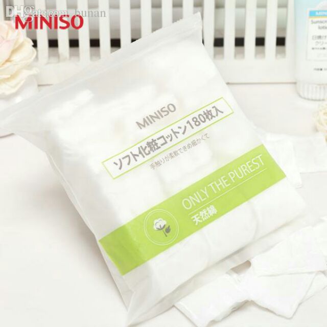 MINISO Cosmetic Cotton Pads (180 pcs) Shopee Philippines
